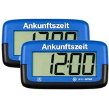 Needit elektronische Parkscheibe Park Micro I die weltweit dünnste automatische Parkscheibe mit KBA-Zulassung I kompakte, Digitale Parkuhr mit gut lesbarem Display I langlebige Batterie, 9,4 mm dünn