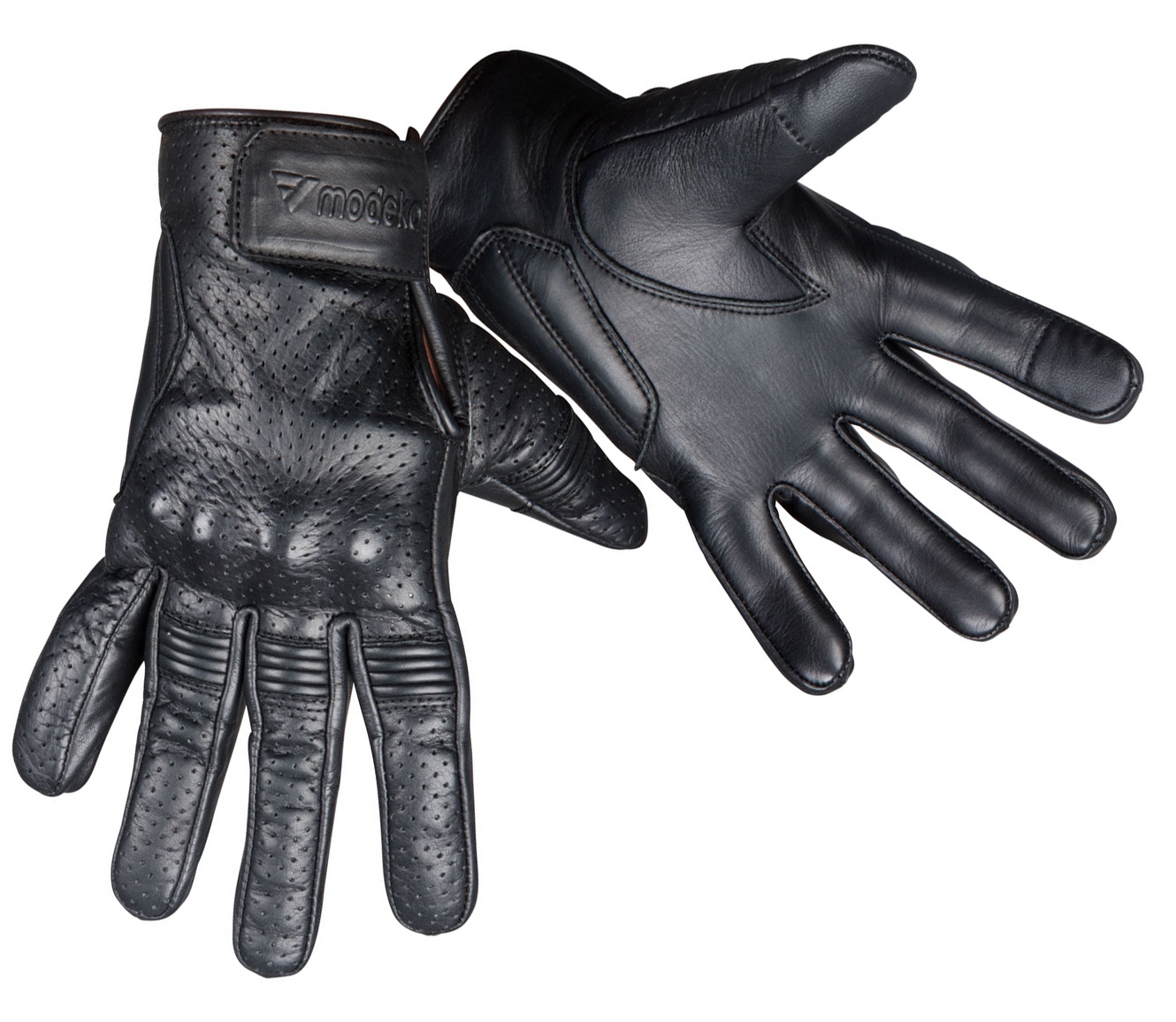 Modeka Hot Two, gants femmes - Noir - XL