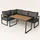 Greemotion Toledo Loungeset braun/grau
