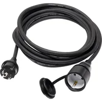 Sygonix SY-5044440 Strom Verlängerungskabel 16 A Schwarz 5.00 m
