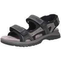 WALDLÄUFER Sandale H-Taro in Schwarz Gr. 44,5