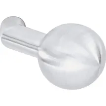 OGRO Knopfdrückerlochteil PREMIUM 8548 V FS Aluminium Silber