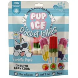 Pup Ice Rocket Lollies Variationspackung M Hundeeis Pro Packung (5 Stück)