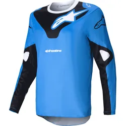 Alpinestars Racer Veil, Trikot - Blau/Schwarz/Weiß - XXL