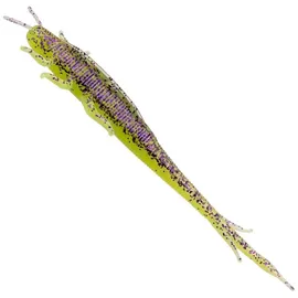 Zeck Fishing Kunstköder, Zeck Barsch Alarm Shaky Sneaker 10cm - Purple Chartreuse | 7 STK.