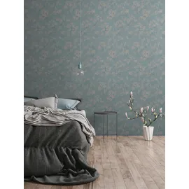 A.S. Création Vliestapete 10,00 m x 0,64 m 395485 Beige/Blau/Türkis