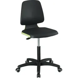 Arbeitsstuhl Labsit 2 grün Kunst-Leder, Rollen