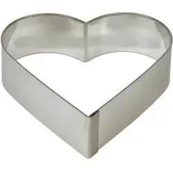 SCHNEIDER Tortenring, Herz 155071 , Durchmesser: 180 mm, Höhe: 50 mm