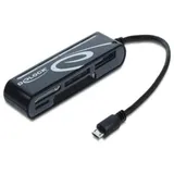 DeLOCK Micro USB OTG Card Reader 5 Slots - Kartenleser - USB, 91732