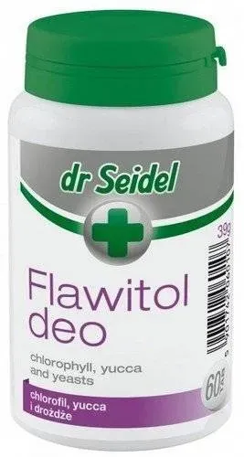 Dr. Seidel FLAWITOL Deo-Präparat mit Chlorophyll und Yucca Schidigera 60 Stk. (Rabatt für Stammkunden 3%)