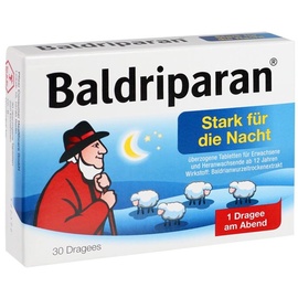 PharmaSGP GmbH Baldriparan Stark für die Nacht überzogene Tabletten 30 St.