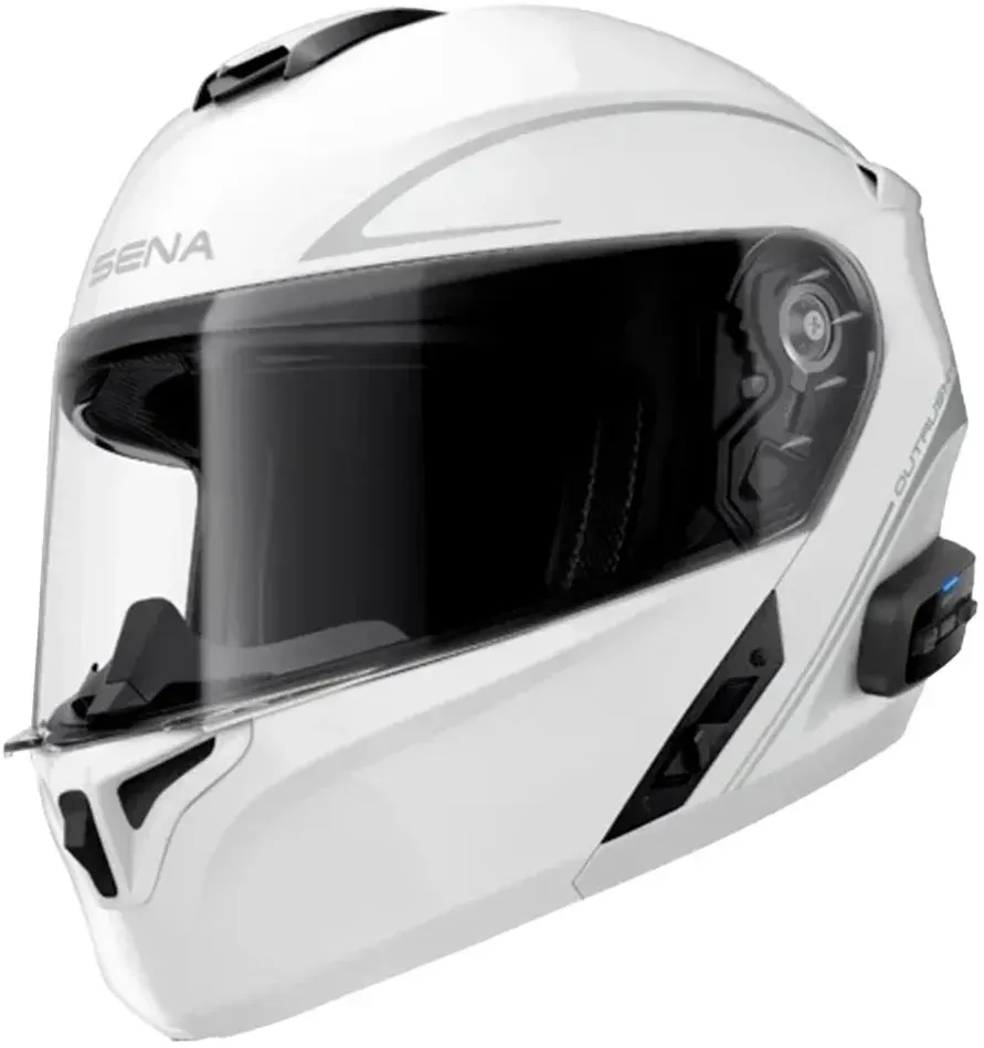 Sena Outrush R Ece 22.06 Modularhelm - Gloss White - L