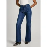 Pepe Jeans Slim-fit-Jeans »FLARE HW«, Gr. 30, Länge 34, dark indigo wiser wash , 93578012-30 Länge 34