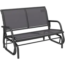 Outsunny Schaukelbank 120 x 70 x 88 cm Grau