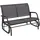 Outsunny Schaukelbank 120 x 70 x 88 cm Grau