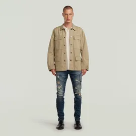 G-Star Reversible 4 Pocket Hemd - Beige - Herren - M