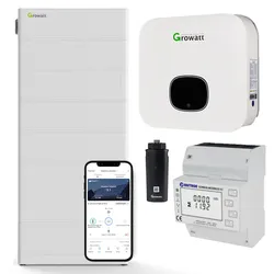 Growatt MIN 2500-XH 0% MwSt §12 III UstG 2,5kW Hybrid Wechselrichter mit 15.3kWh...