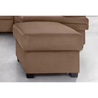 Sit&more Polsterhocker »Pisa«, mit Stauraum braun