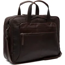 The Chesterfield Brand Wax Pull Up Aktentasche Leder 44 cm Laptopfach braun
