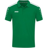 Jako Power Poloshirt Grün Weiss F200