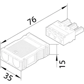 Hager Tehalit Eingangsbuchse G 4703