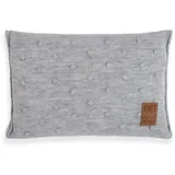Knit Factory Noa Kissen 60 x 40 cm Grau