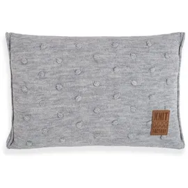 Knit Factory Noa Kissen 60 x 40 cm Grau