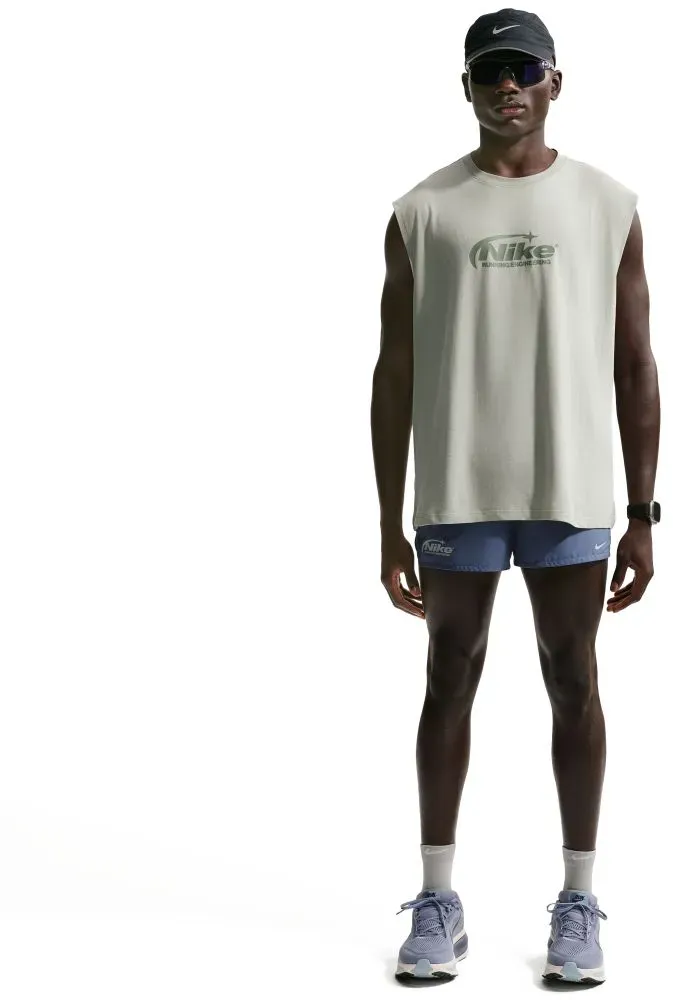 Nike Herren Dri-Fit Sleeveless T-Shirt beige