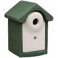 Cj Wildlife Nistkasten Holzbeton 24 x 19 cm, Ø 32 mm, grün/weiß