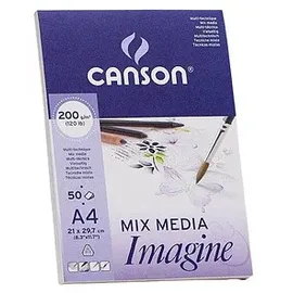 Canson Skizzenblock Imagine 1 Block 200 g Weiß