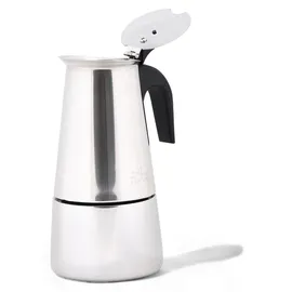 any morning Moka Pot 200 ml 4 Tassen Silber
