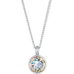 Elli Kids Kristall Anhänger Mulitcolor 925 Silber 36 Damen 