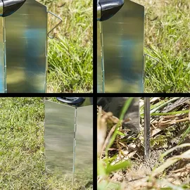 PRO PLUS Kochwindschutz 49 x 26 cm Aluminium