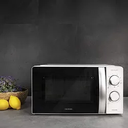 Cecotec Mikrowelle mit Grill ProClean 2110. 700W mit 6 Leistungsstufen, Timer bis zu 30min.