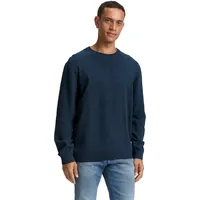 Tom Tailor TOM TAILOR, Rundhalspullover blau L, (50/52)