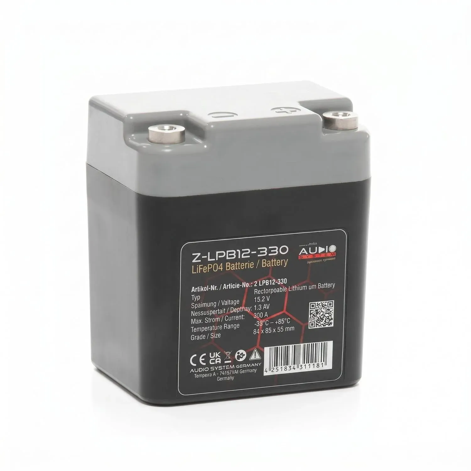 Système audio Z-LPB12-330 Batterie | Masori