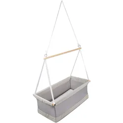 roba Hängebettchen »safe asleep« - 48,5x91,5x35cm - grau - Holz