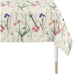 Tischdecke APELT "6720", beige (natur), B:250cm L:150cm, Baumwolle, Polyester, Tischdecken