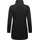 Ragwear Damen, Leichter Sweat-Übergangsmantel lang windabweisendl mit hohem Kragen Letrice Bonded Black Gr. L - L