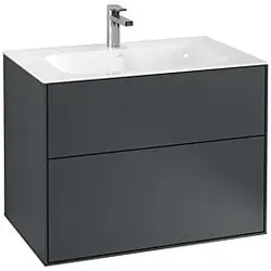 Villeroy und Boch Finion Waschtischunterschrank F01000HG 79,6x59,1x49,8cm, Midnight Blue Matt Lacquer