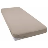 bellana Spannbettlaken Mako-Jersey exclusiv 180 x 200 - 200 x 200 cm cappuccino