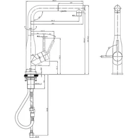 Villeroy & Boch Subway Style Shower edelstahl gebürstet 928500LC