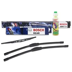 Bosch Wischer vorne +hinten +Scheibenreiniger für Audi