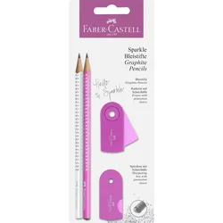 Faber Castell Bleistiftset Sparkle Bleistift B Rad+Sp pearl