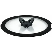 Tefal Ingenio diametrs 22 cm - Stikla vaks, Zubehör Kochgeschirr, Schwarz, Transparent