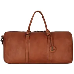 Harbour 2nd Cool Casual Jan Weekender Reisetasche Leder 53 cm charming cognac