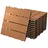 ECD Germany WPC Terrassenfliesen Hellbraun 30 x 30 cm 11 St.