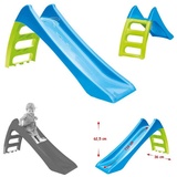 Mochtoys Kinderrutsche, Wasserrutsche 11050 Rutschlänge 116 cm, Höhe 62,5 cm blau