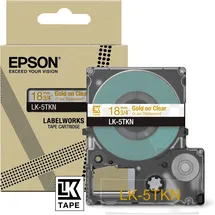 Epson LK-5TKN gold auf transparent 18mm x 9m
