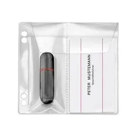 Veloflex USB-Stick-Hüllen abheftbar transparent